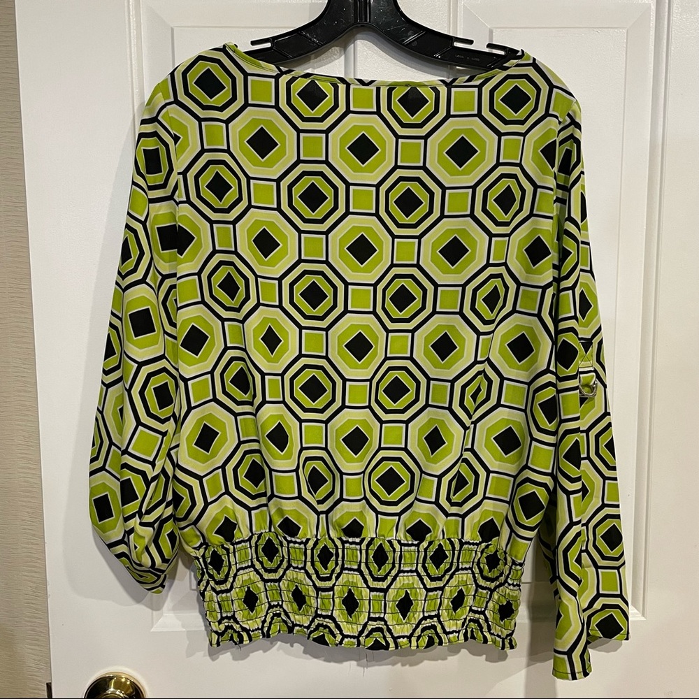 Michael Kors Geometric Pattern Blouse - image 5
